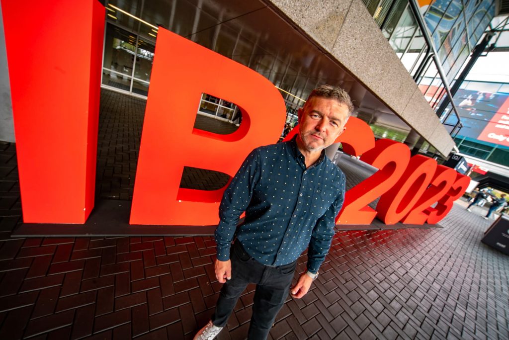Simon at IBC 2023